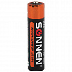 Батарейки аккумуляторные Ni-Mh мизинчиковые КОМПЛЕКТ 4 шт., AAA (HR03) 650 mAh, SONNEN, 455609
