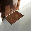 Коврик придверный 40х60 см, ВЕНГЕ, грязезащитный, 430 г/м2, фактурный рисунок ЧЕШУЙКИ, ЛЮБАША, 701059