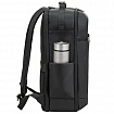 Рюкзак-сумка HEIKKI PRIORITY (ХЕЙКИ) с отделением для ноутбука, 2 отделения, черный, 45x31x15 см, 272587