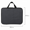 Папка на молнии с ручками BRAUBERG А4, 1 отделение, полиэстер, 20 мм, "Checkered", 272173