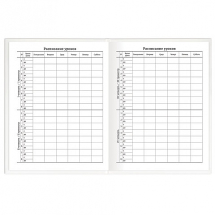 Дневник 1-11 класс 40 л., твердый, BRAUBERG, матовая ламинация, БЕЛЫЙ, 105540