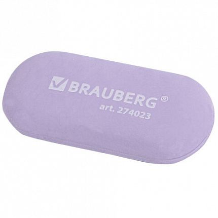 Ластик BRAUBERG "PASTEL OVAL", 50х23х10 мм, цвета ассорти, овальный, 274023