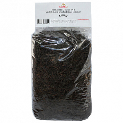 Чай листовой АЗЕРЧАЙ "Ленкорань" черный крупнолистовой 1000 г, 414271