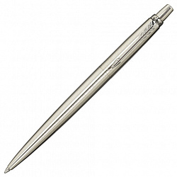 Ручка шариковая PARKER "Jotter Core Stainless Steel CT", ежедневник А5 черный, пакет, 880891