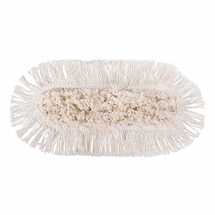 Насадка МОП плоская 40 см для швабры-рамки, карманы, хлопок, LAIMA, 601481