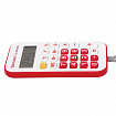 Калькулятор карманный со шнурком BRAUBERG DC-109-WWR (61x110 мм), 8 разрядов, БЕЛЫЙ/КРАСНЫЙ, 272644