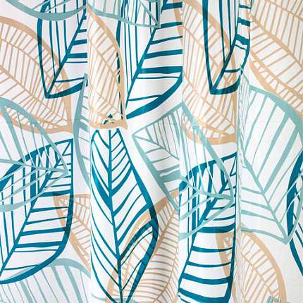 Шторка для ванной PEVA, 180х180 см, кольца в комплекте, дизайн ассорти, РАСТЕНИЯ, PRIMILA (ПРИМИЛА), 700076