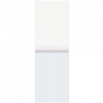 Блокнот БОЛЬШОЙ ФОРМАТ А4 198х297 мм, 80 л., гребень, жесткая подложка, клетка, BRAUBERG, "Color", 114356