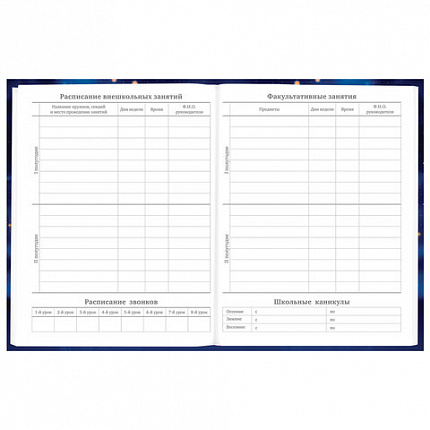 Дневник 5-11 класс 48 л., твердый, BRAUBERG, выборочный лак, с подсказом, "Бабочки", 107198