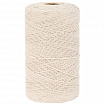 Шпагат хлопковый для прошивки документов, вязания, макраме, длина 500 м, диаметр 1,5 мм, BRAUBERG, 700362