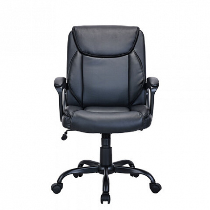 Кресло BRABIX "Forex EX-529", экокожа, разборное пятилучие, черное, 532980