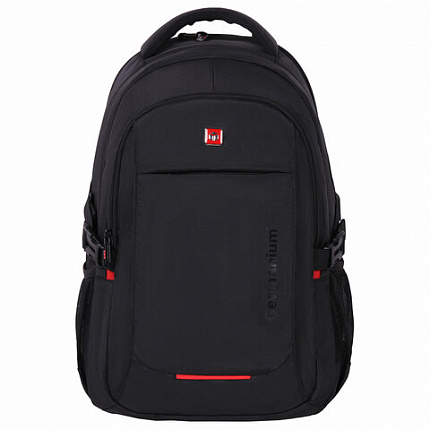 Рюкзак GERMANIUM UPGRADE универсальный, 3 отделения, отделение для ноутбука, USB-порт, "UP-2", черный, 47х33х21 см, 271666