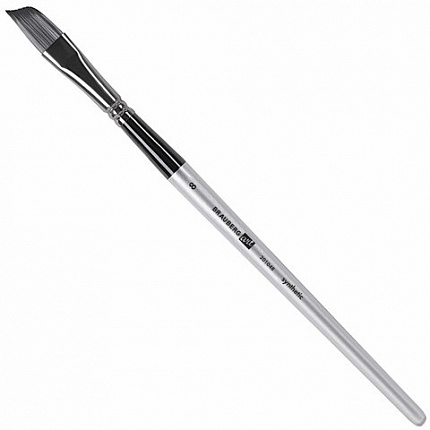 Кисти художественные набор 23 шт синтетика с мастихином в пенале, BRAUBERG ART DEBUT,