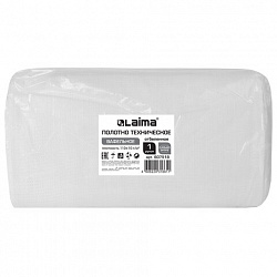 Полотно ВАФЕЛЬНОЕ отбеленное, рулон 0,45х60 м, плотность 110 (±10) г/м2, LAIMA, 607518, ГС