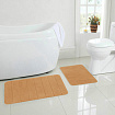 Комплект ковриков MEMORY EFFECT для ванной 50х80 см и туалета 40х60 см, персиковый, LAIMA HOME, 608447