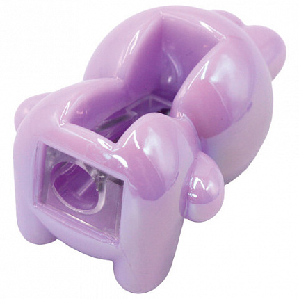 Точилка фигурная стеклянная серия "Зайка", пластиковая, корпус ассорти, дисплей, CNT,, 77249