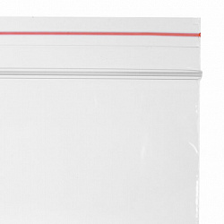 Пакеты с замком ZIP-LOCK "зиплок", комплект 100 шт., 250х350 мм, ПВД, толщина 35 мкм, STAFF, 608169