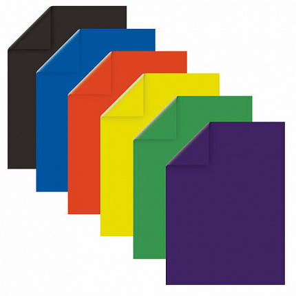 Картон цветной БОЛЬШОГО ФОРМАТА А3, 2-сторонний МЕЛОВАННЫЙ EXTRA, 6 цветов, ОСТРОВ СОКРОВИЩ, 111317