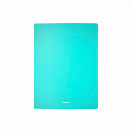 Папка на 4 кольцах ERICH KRAUSE "Diagonal Pastel", 24 мм, до 150 листов, ассорти, 0,6 мм, 49978