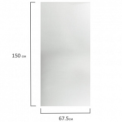 Пленка на окно самоклеящаяся статическая БЕЗ КЛЕЯ, солнцезащитная, 67,5х150 см, матовая, DASWERK (ДАСВЕРК), 607971