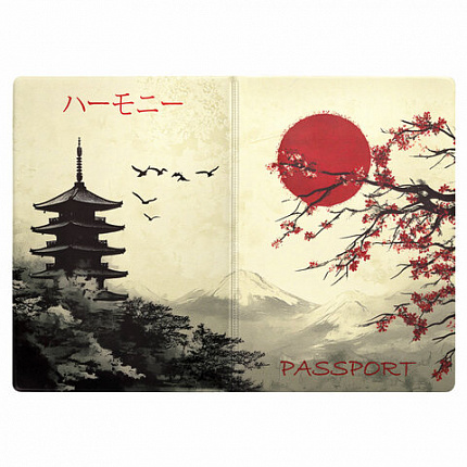 Обложка для паспорта "Cool Mix 2", 10 дизайнов ассорти, цветной принт, ПВХ, STAFF, 238859