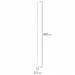 Хомут-стяжка нейлоновая сверхпрочная, 2,5х200 мм, КОМПЛЕКТ 100 шт., белая, ГРАНДМАСТЕР, 702354
