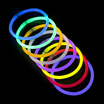 Светящиеся (неоновые) палочки, 50 штук + 2 в ПОДАРОК! в тубе, ассорти, ЗОЛОТАЯ СКАЗКА, 662597