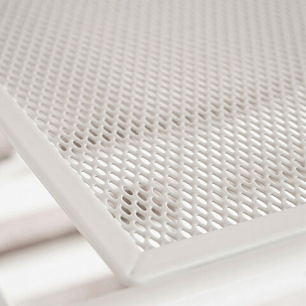 Вешалка настенная с полкой "Торонто-21", 270х670х270 мм, 5 крючков, металл, белая, ВСПТ21 Б