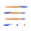 Ручки шариковые ERICH KRAUSE R-301 "Stick Orange", СИНИЕ, набор 8 штук, 0,7 мм, 56614