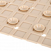 Коврик для ванны противоскользящий 71х40 см, "Пиксели", бежевый, ПВХ, присоски, PRIMILA (ПРИМИЛА), 700383