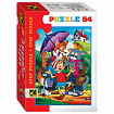Пазл картонный 54 элемента, "Любимые герои", АССОРТИ, поле 18х13 см, STEP PUZZLE