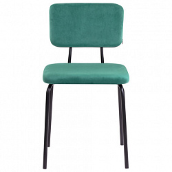 Стулья BRABIX "Dream CF-090", КОМПЛЕКТ 4 шт., черный каркас, ткань зеленая, 533253