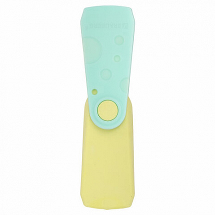 Ластики BRAUBERG "ULTRA PASTEL", НАБОР 3 ШТУКИ, 57х24х15 мм, ассорти пастель, бирюзовый пластиковый держатель, блистер, 272689