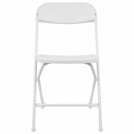 Стул складной BRABIX "Golf CF-002", белый каркас, пластик белый, 532887