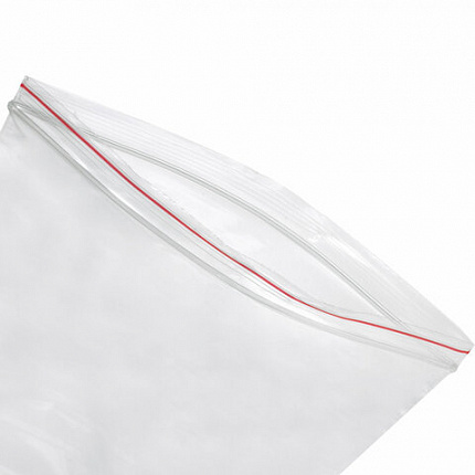 Пакеты с замком ZIP-LOCK "зиплок", комплект 100 шт., 250х350 мм, ПВД, толщина 35 мкм, STAFF, 608169