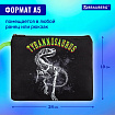 Папка для тетрадей BRAUBERG А5, 1 отделение, полиэстер, на молнии, с ручкой, "Тираннозавр", 272203