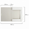 Папка для бумаг с завязками картонная ОФИСМАГ, гарантированная плотность 280 г/м2, до 200 листов, 124569