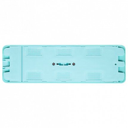 Швабра с отжимом и ведром 9л/7л двухкамерное, 3 насадки из микрофибры, рукоятка 130см, бирюзовый, Compact Mop, LAIMA, 607389