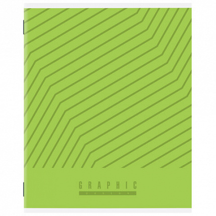 Тетрадь А5, 48 л., STAFF, скоба, линия, офсет №2 ЭКОНОМ, обложка картон, ЯРКАЯ, 405628