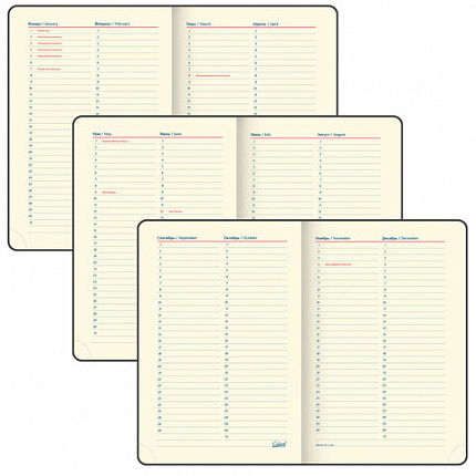 Ежедневник недатированный А5 (148х218 мм) GALANT "Magnetic", кожзам, магнитный клапан, 160 л., черный, 126272