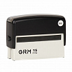 Штамп самонаборный 2-строчный, оттиск 69х10 мм, синий без рамки, GRM 15, КАССА В КОМПЛЕКТЕ, 116000090