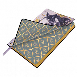 Ежедневник датированный 2026 А5 138x213 мм, BRAUBERG "Vista", под кожу, гибкий, "Majestic horse", 117448