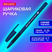Ручка шариковая с грипом BRAUBERG "i-STICK DEEP BLUE", СИНЯЯ, пишущий узел 0,7 мм, линия письма 0,35 мм, 144385