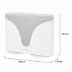 Диспенсер для полотенец EXTRA LAIMA PROFESSIONAL, (Система H2), Z-сложения, белый, ABS-пластик, 609472