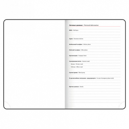 Ежедневник датированный 2026 БОЛЬШОЙ ФОРМАТ 210х297 мм, А4, BRAUBERG "Favorite", под кожу, синий, 117241