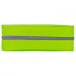 Пенал-косметичка BRAUBERG, мягкий, "KING SIZE NEON GREEN", 20х8х9 см, 229020