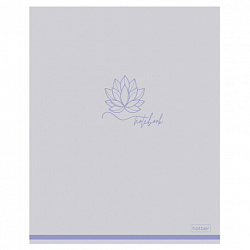 Тетрадь А5 48 л., HATBER скоба, клетка, Soft-touch ламинация, "Лаконично" (микс в спайке), 090520, 48Т5лВ1