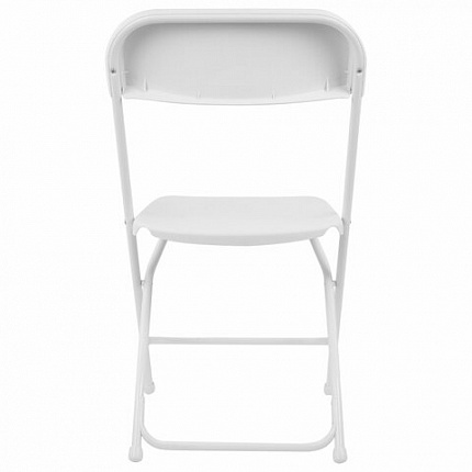 Стул складной BRABIX "Golf CF-002", белый каркас, пластик белый, 532887