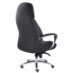 Кресло офисное "EPIK" A-181-G, мультиблок, натуральная кожа, черное