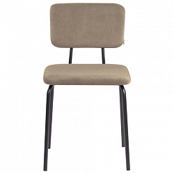 Стулья BRABIX "Dream CF-090", КОМПЛЕКТ 4 шт., черный каркас, ткань бежевая, 533251